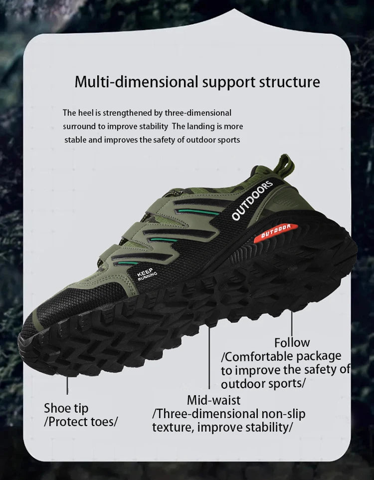 Scarpe Da Trekking Da Uomo Impermeabili Antiscivolo Per Tutti I Percorsi Campeggio Allenamento Ciclismo All Aperto