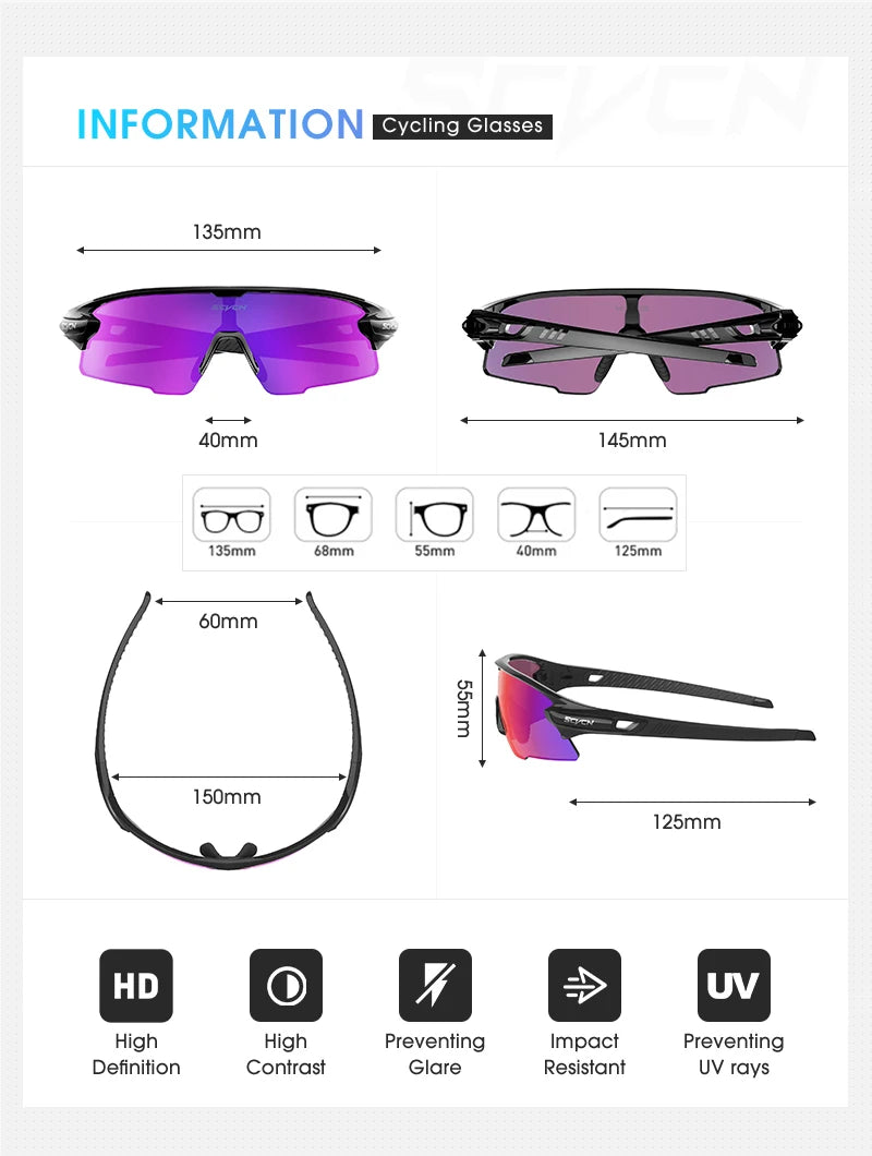 Occhiali Da Ciclismo SCVCN UV400 Antivento Per MTB E Bici Da Strada Sportivi Unisex Per Corsa Guida Campeggio E Golf