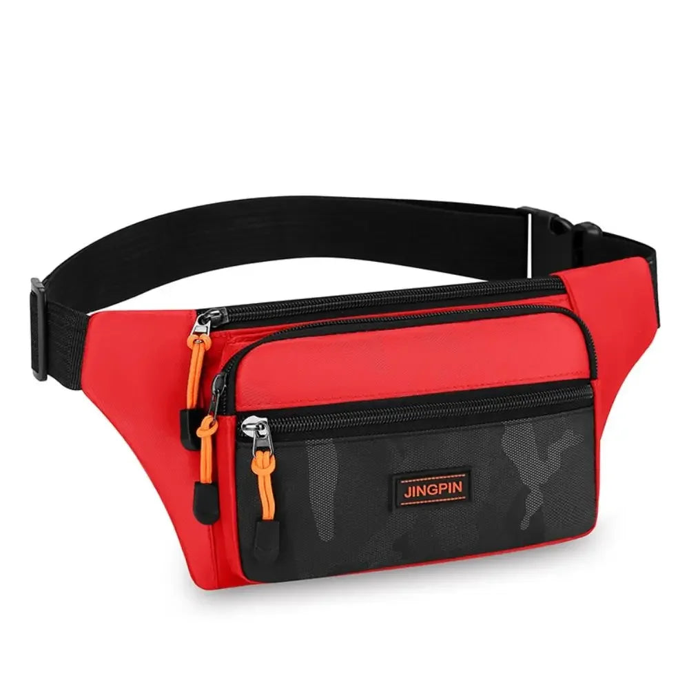Marsupio Impermeabile Da Esterno In Tela Alta Capacità Stile Coreano Per Sport All Aperto Banana Bag Uomo Donna
