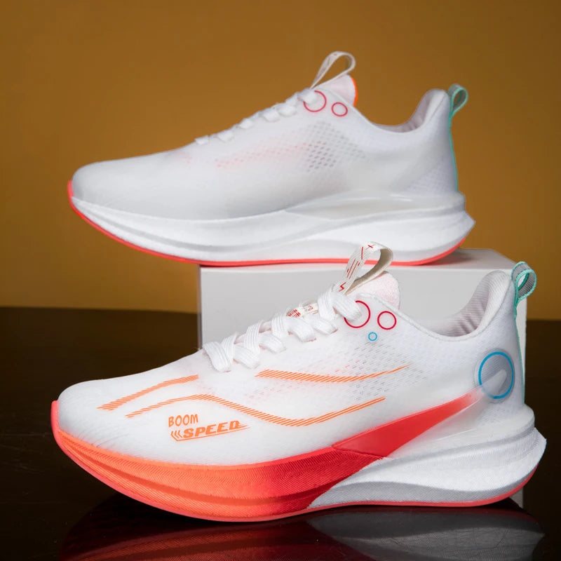 Scarpe Da Corsa Professionali Per Maratona In Carbonio Unisex Ultraleggere Con Assorbimento Degli Urti E Supporto Stabile