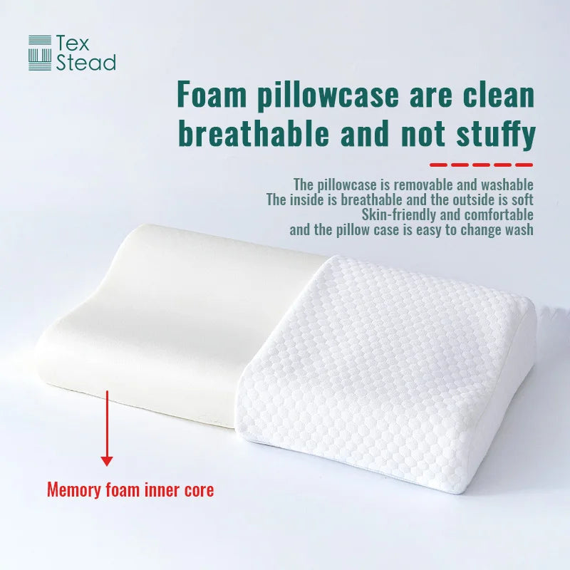 Cuscino Ergonomico In Memory Foam Singolo Con Supporto Cervicale Per Letto Rinfrescante E Traspirante