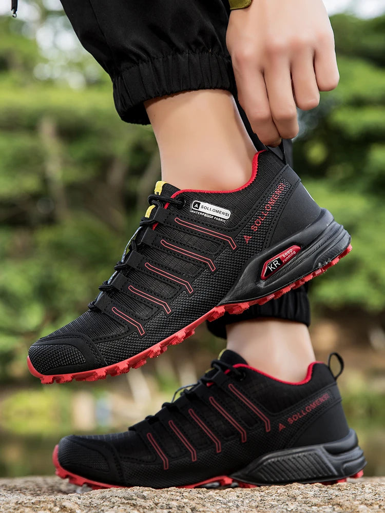 Scarpe Da Trekking Uomo Traspiranti In Rete Antiscivolo Per Terreni Misti All Aperto Resistente All Usura Esterni