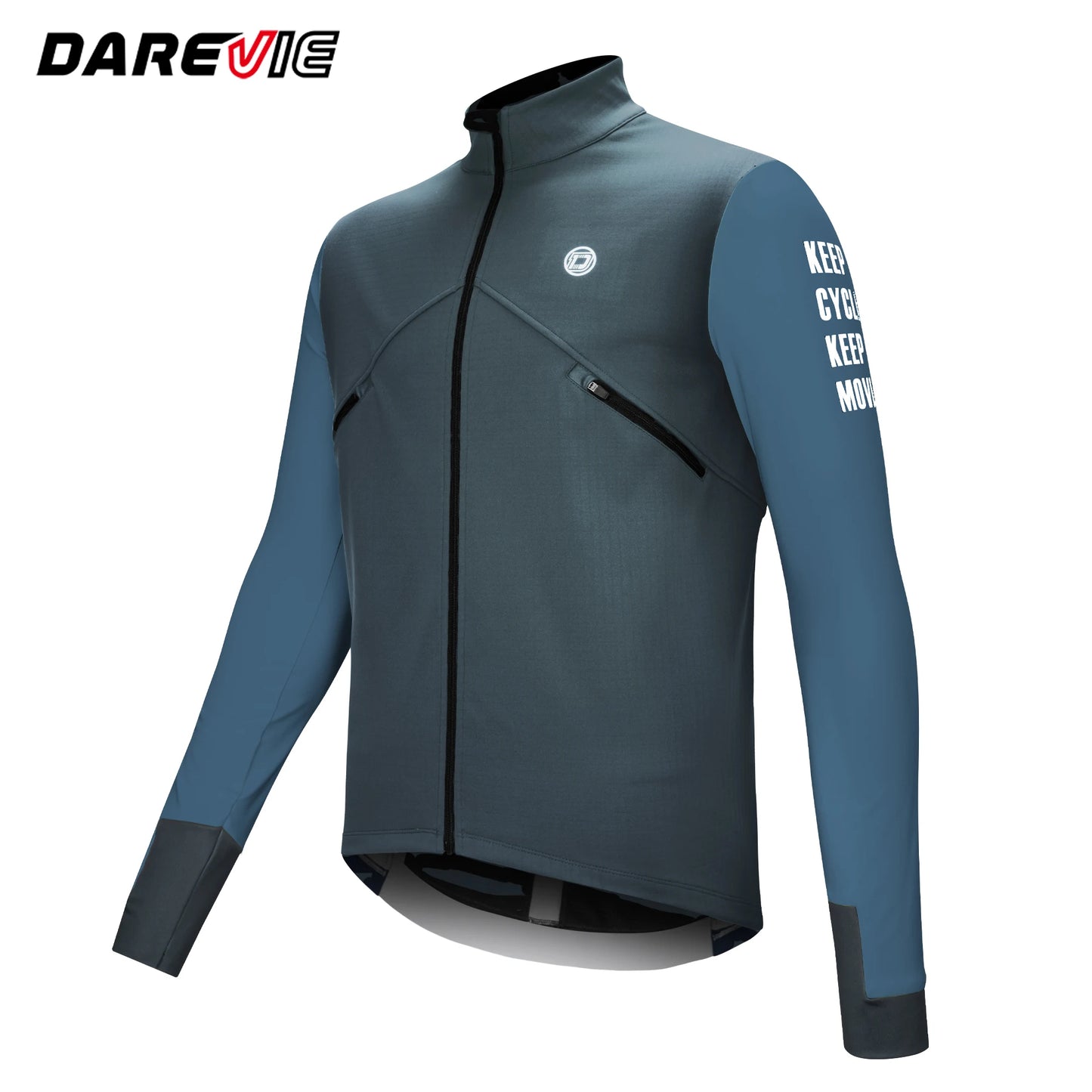 Giacca Da Ciclismo Uomo Antivento In Pile Manica Lunga Calda Morbida Traspirante Con Tasche Riflettenti Professionale