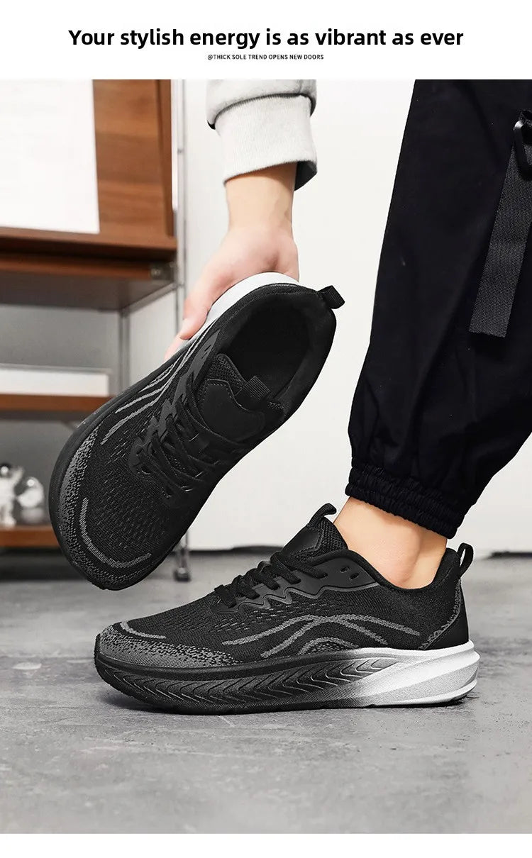 Scarpe Da Uomo Sportive In Mesh Traspiranti Scarpe Casual Moda Taglie Grandi Autunno Inverno Con Suola Piatta In Gomma