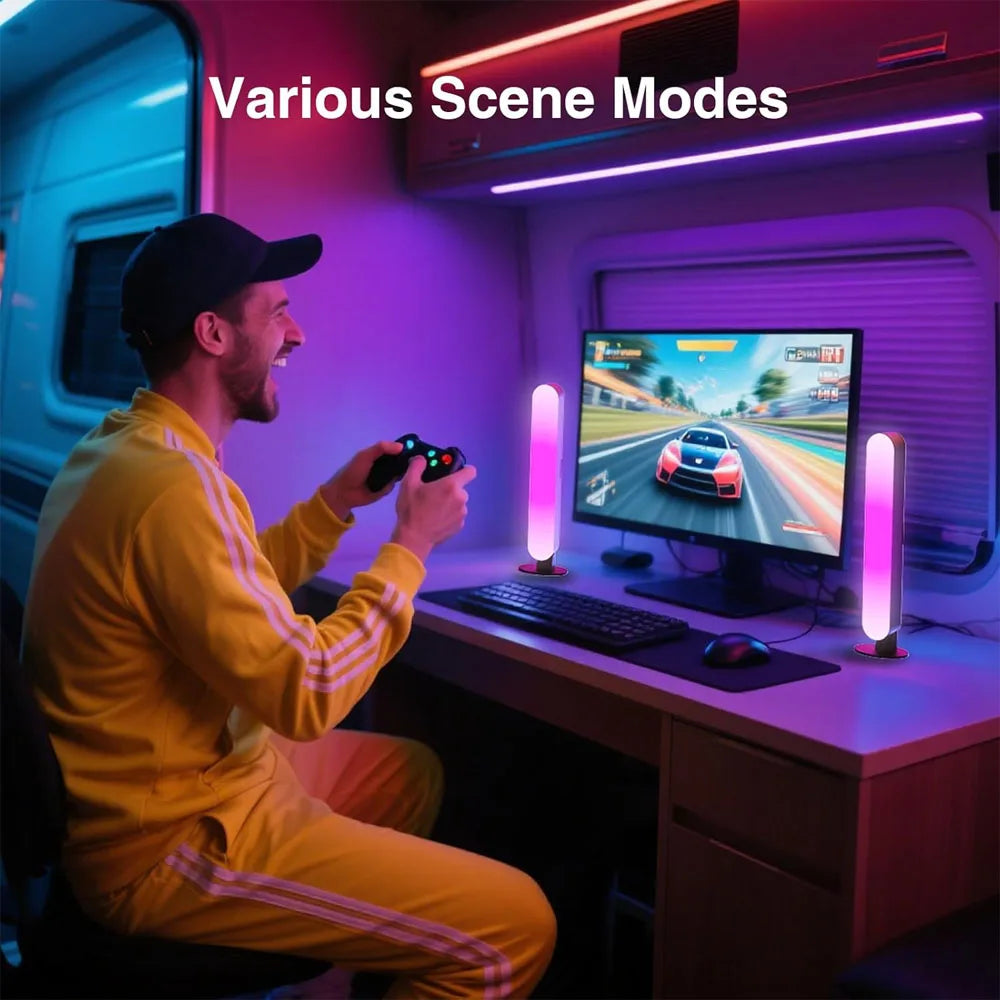 Barra Luminosa LED OpenRGB Per TV Con 16 Milioni Di Colori Controllo Remoto App Timer Modulare Da 1 A 3 Barre