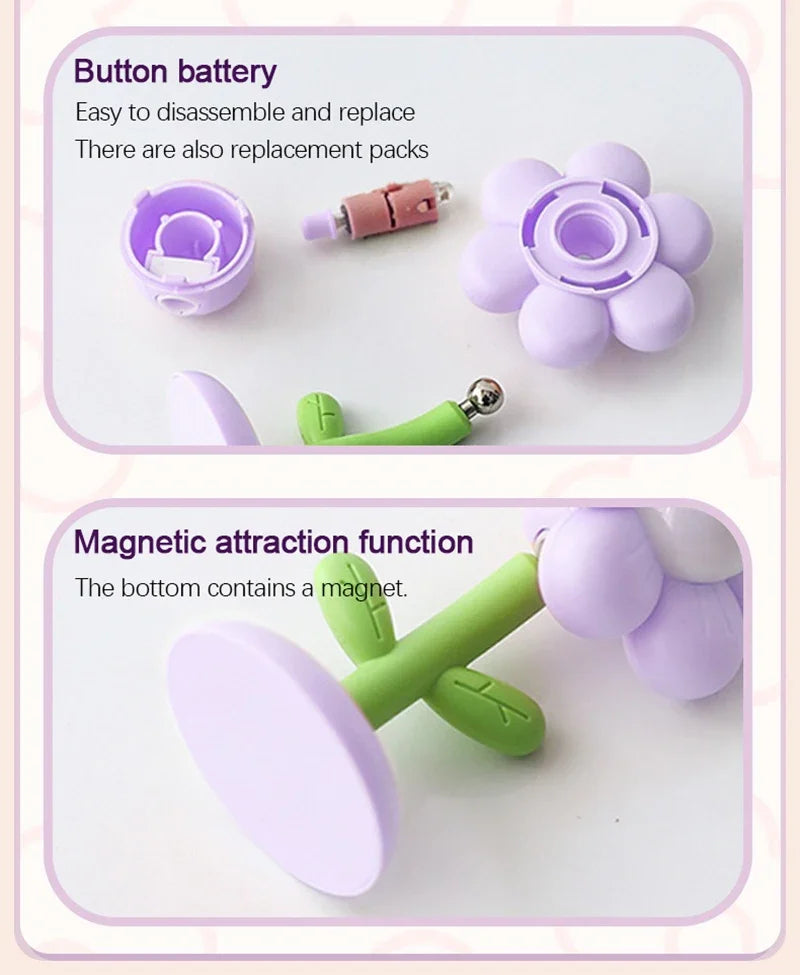 Lampada LED Fiore Notturna Mini Luce Da Tavolo Per Comodino Camera Da Letto Luce Ambientale Giocattolo Per Bambini Regalo