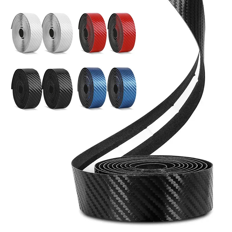 Nastro Manubrio In Fibra Di Carbonio Texture Per Bici Da Strada Antiscivolo Copri Manubrio Avvolgimento