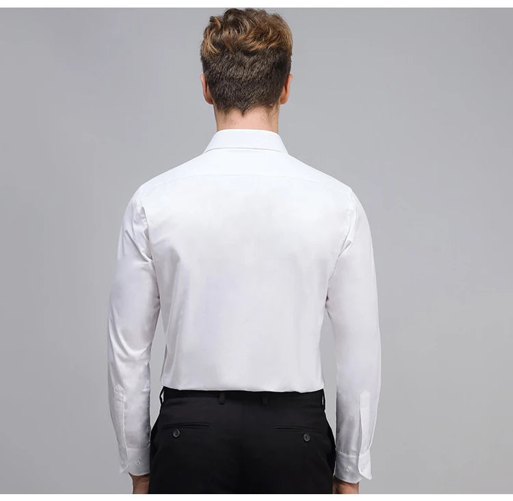 Camicie Da Uomo Eleganti Payel Semi Formale A Maniche Lunghe Con Abbottonatura E Cuciture A Contrasto
