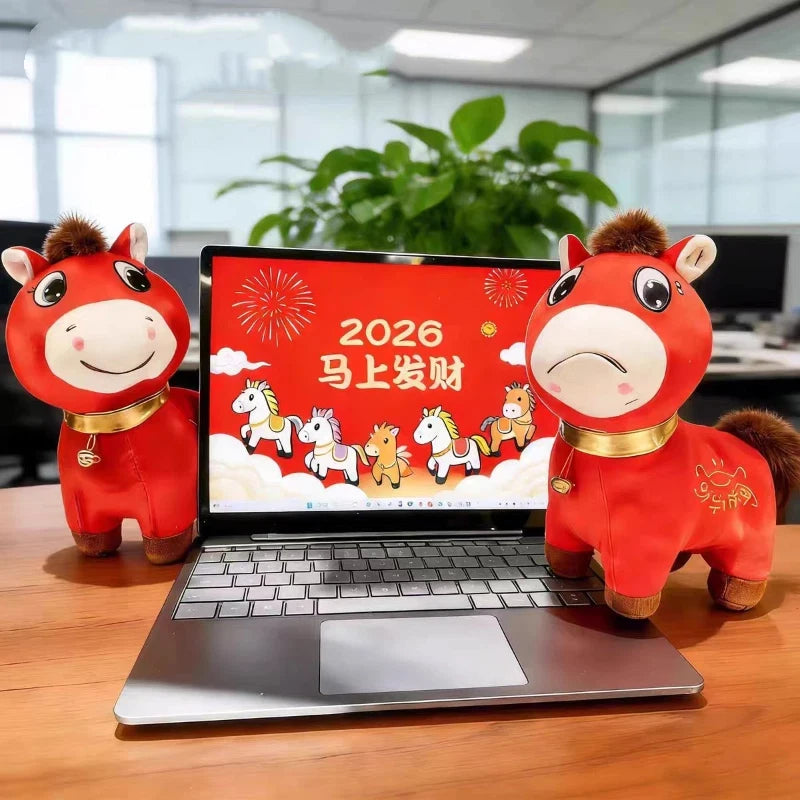 Mascotte Creativa Del Cavallo Anno Nuovo Con Faccia Piangente Decorazione Da Scrivania Regalo Per San Valentino Novità
