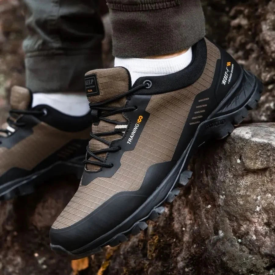 Baasploa Scarpe Da Trekking Uomo Impermeabili Antiscivolo Leggere Resistente All Usura Outdoor 2023 M7306