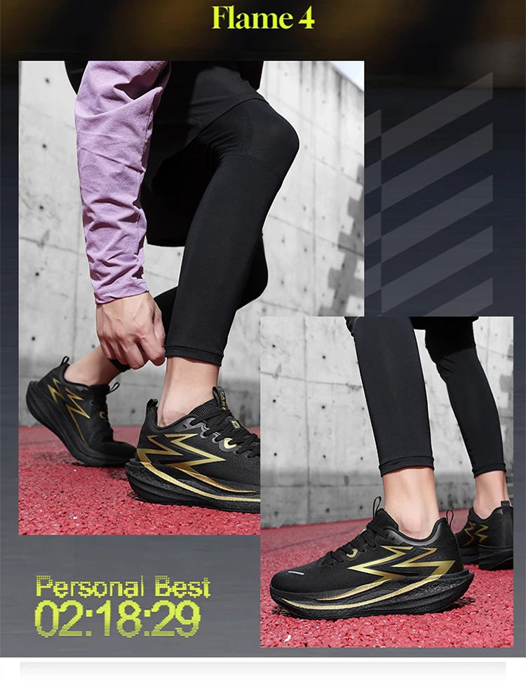 Scarpe Da Corsa Marathon Uomo Con Piastra In Carbonio Leggere E Traspiranti Sneakers Atletiche Per Donna Comode