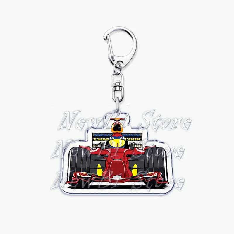 Portachiavi Con Ciondolo Per Auto Da Corsa Popolare Super Cool Per Accessori Borsa Gioielli Regali Fan Amici