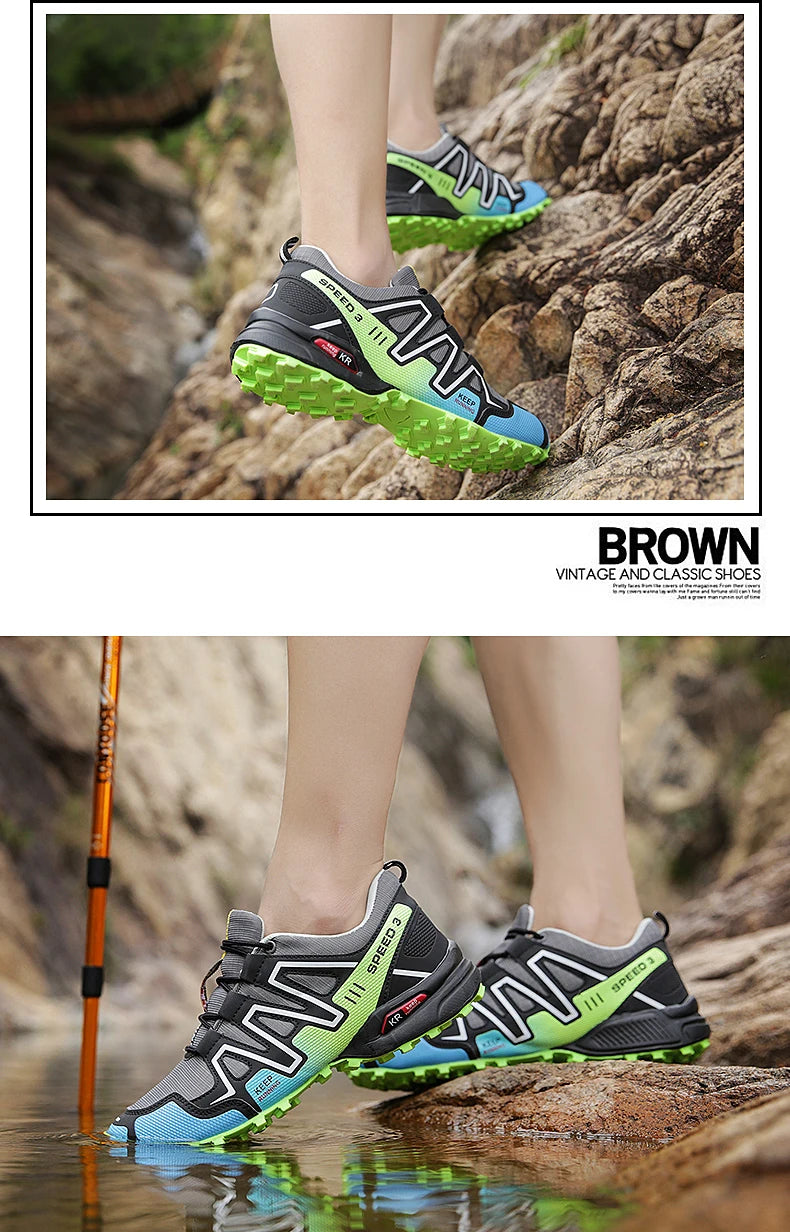 Scarponi Trekking Da Uomo Traspiranti Confortevoli Scarpe Passeggio Sneaker Sicurezza Lavoro All Aperto
