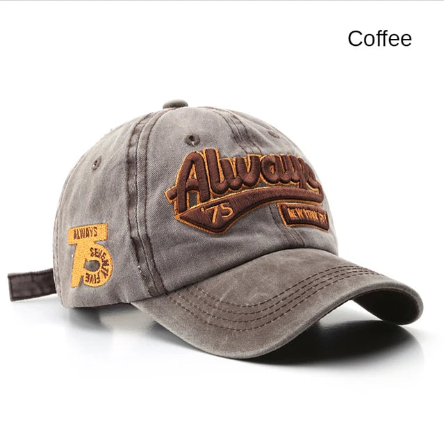 Berretto Da Baseball Unisex Cotone Lavato Con Ricamo Lettere Snapback Estate 2022 Hip Hop Casquette