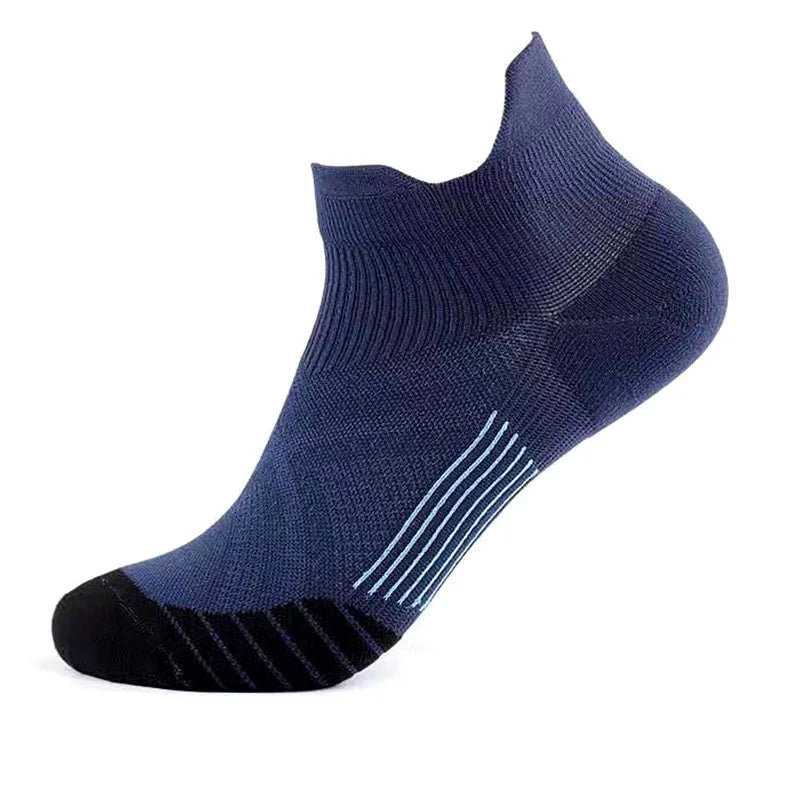 Calzini Sportivi Uomo Caviglia Alta Compressione Con Protezione Per Corsa Cotone Nylon Stile 41