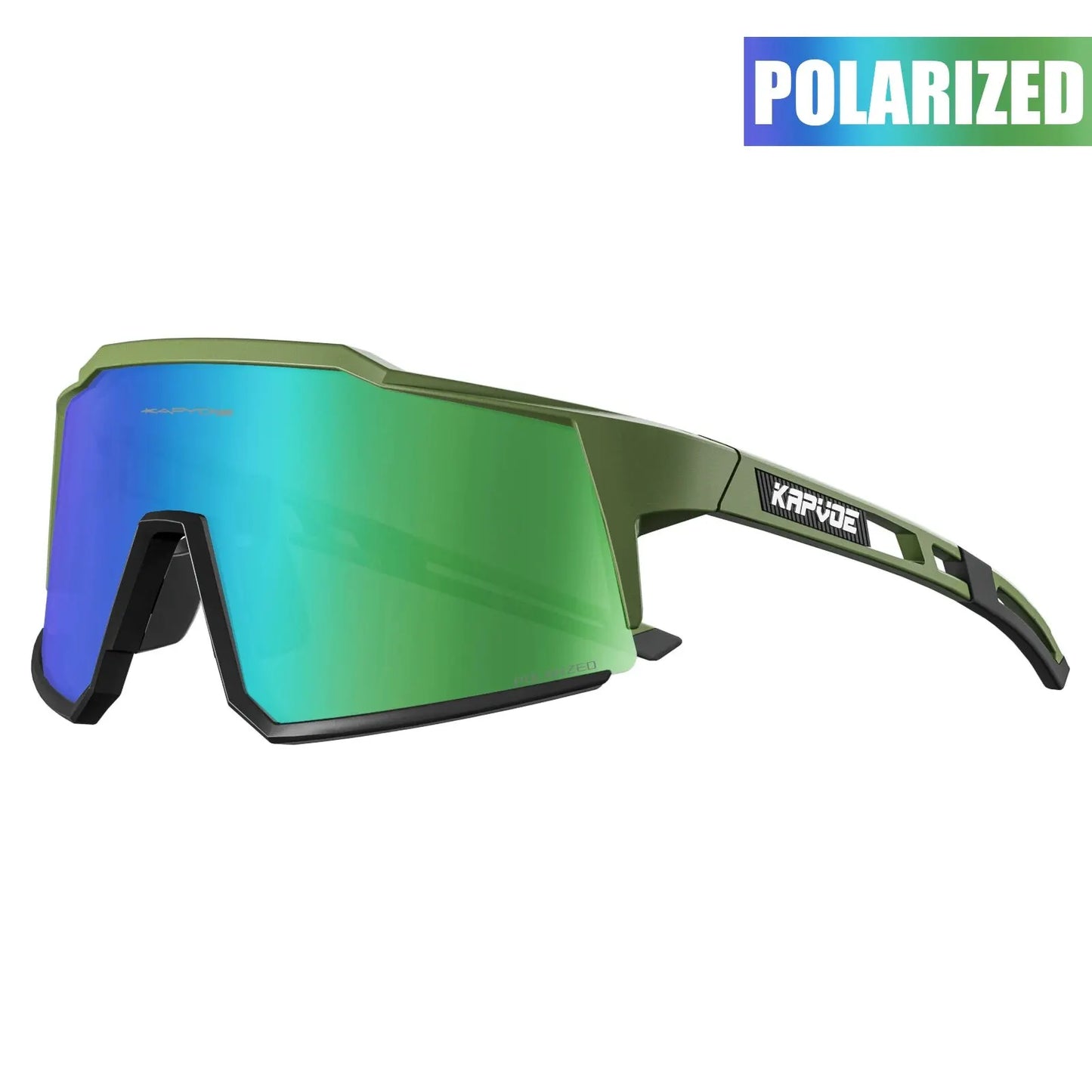 Kapvoe Occhiali Da Ciclismo Polarizzati UV400 Leggeri Per Bici Strada MTB Attrezzatura Sportiva