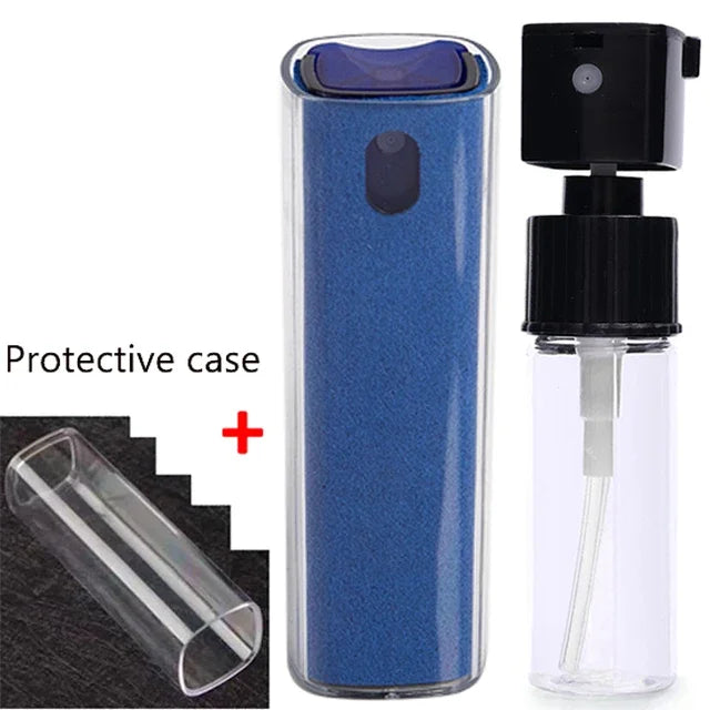 Detergente Per Schermo Con Bottiglia Spray 2 In 1 E Set Di Panni In Microfibra Per Computer E Smartphone Pulizia Auto