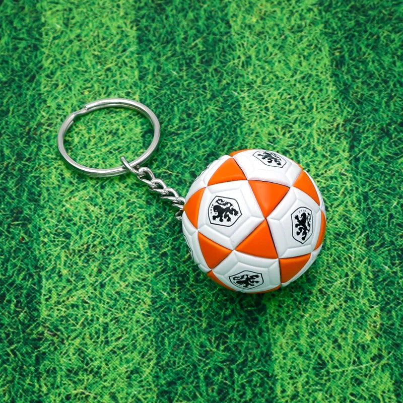 Ciondolo Portachiavi Calcio Souvenir Per Fan Regalo Piccolo Per Attività Scolastiche E Accessori Fai Da Te