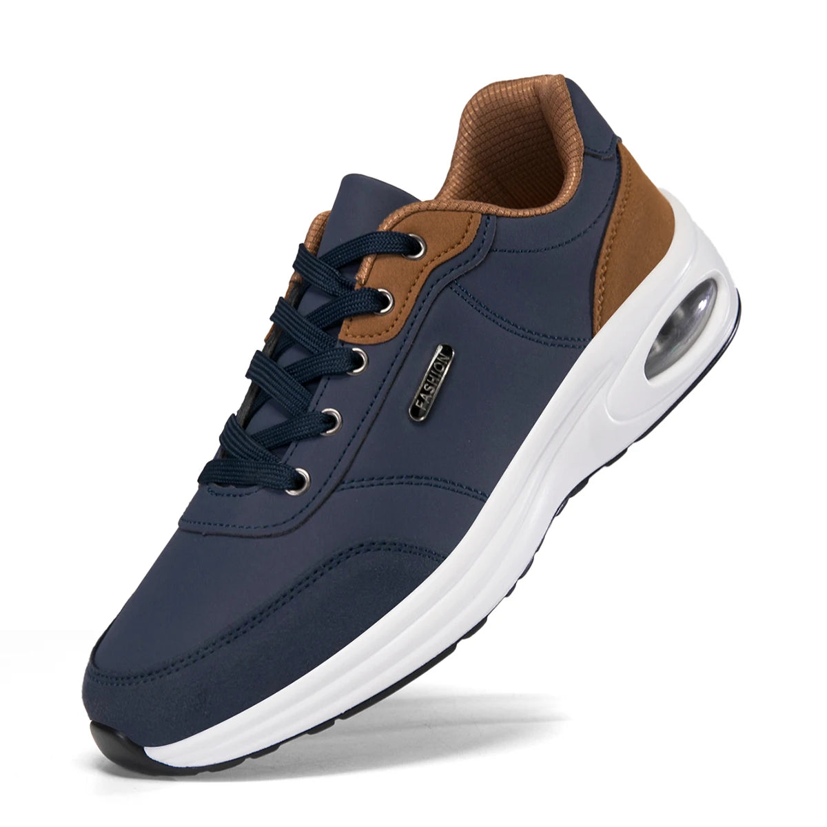 Scarpe Sportive Da Uomo Impermeabili In Pelle Casual Antiscivolo Da Passeggio E Tennis Con Aumento Di Altezza