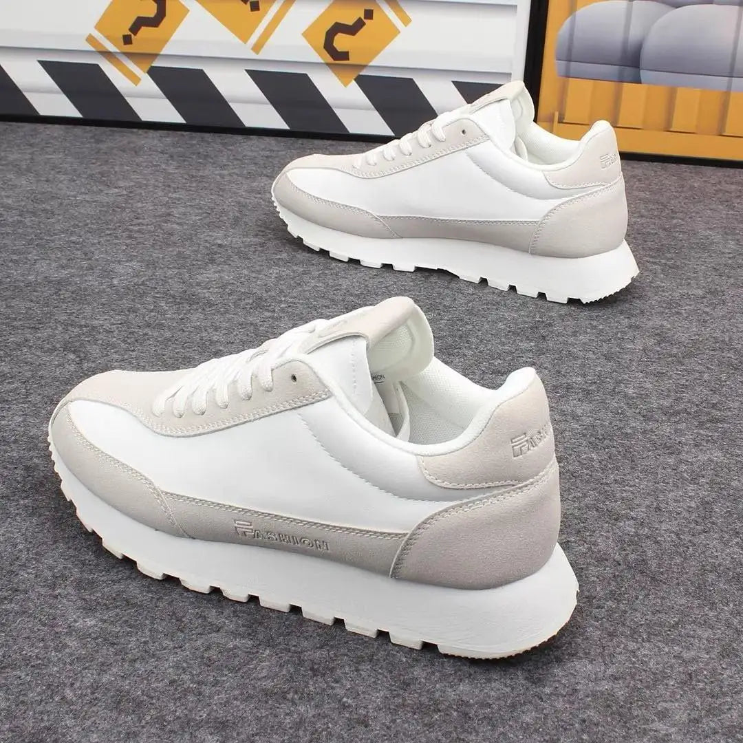 Scarpe Da Ginnastica Casual Uomo Donna Con Piattaforma Maggiorata Traspirante In Pelle Retro