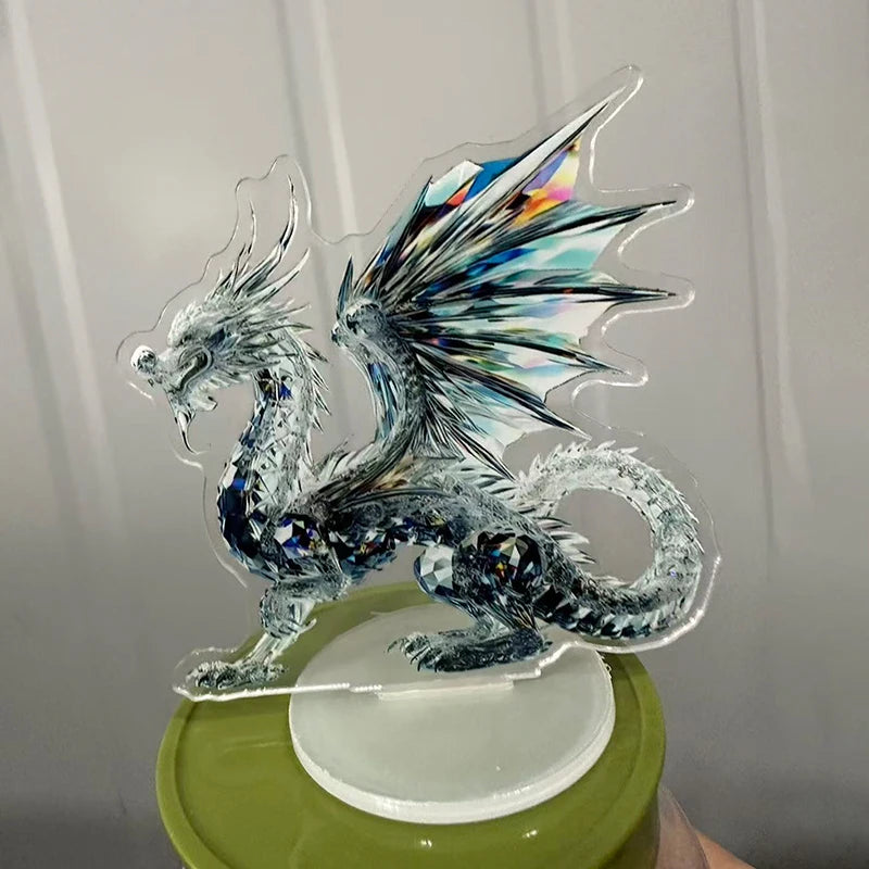 Statua Drago In Resina Per Tavolo Espositore Studio Decorazione Per La Casa Regalo Ideale