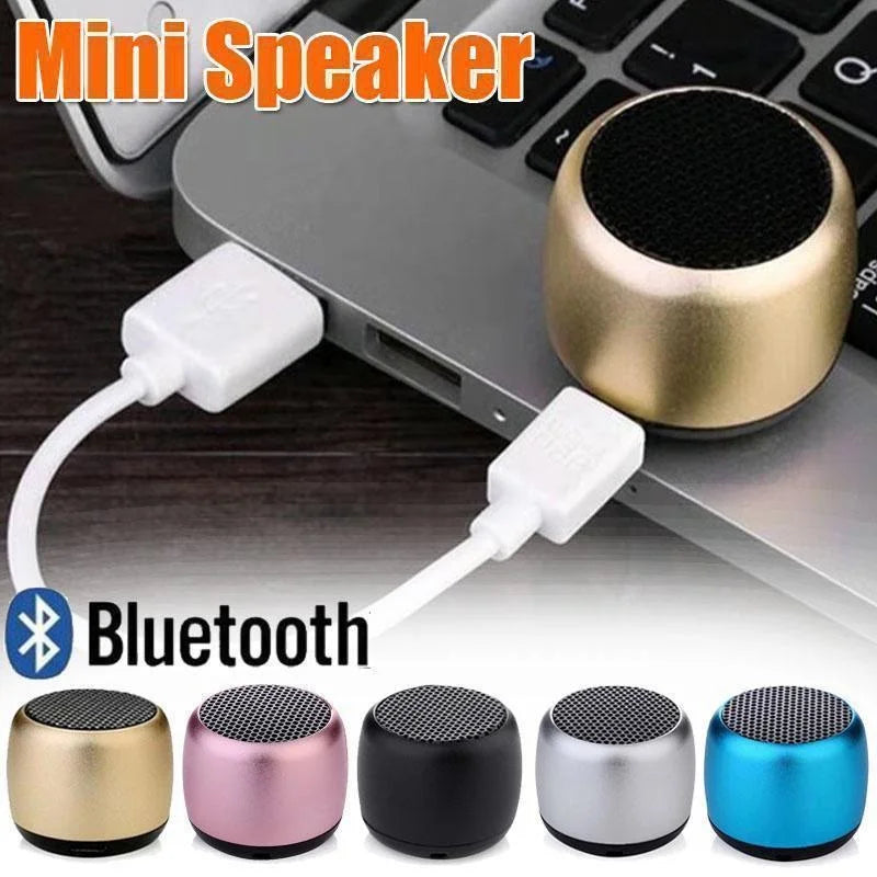 Mini Altoparlante Bluetooth Senza Fili Portatile In Metallo Lettore Musicale Per PC E Smartphone