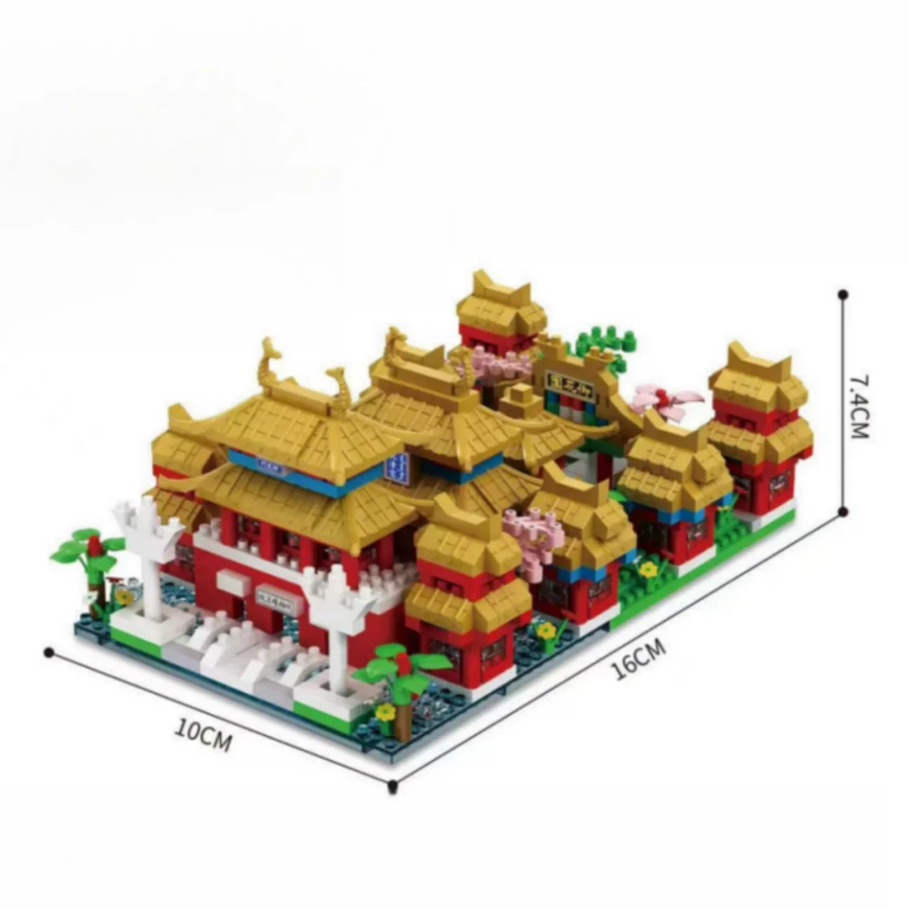 Giocattoli Educativi Blocco Di Costruzione In Stile Cinese Antico Edificio Street View Compatibile Con Lego