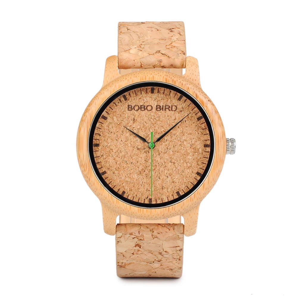 Orologio Da Polso In Legno Di Bambù Con Movimento Miyota E Logo Personalizzato OEM Design Brand Esclusivo