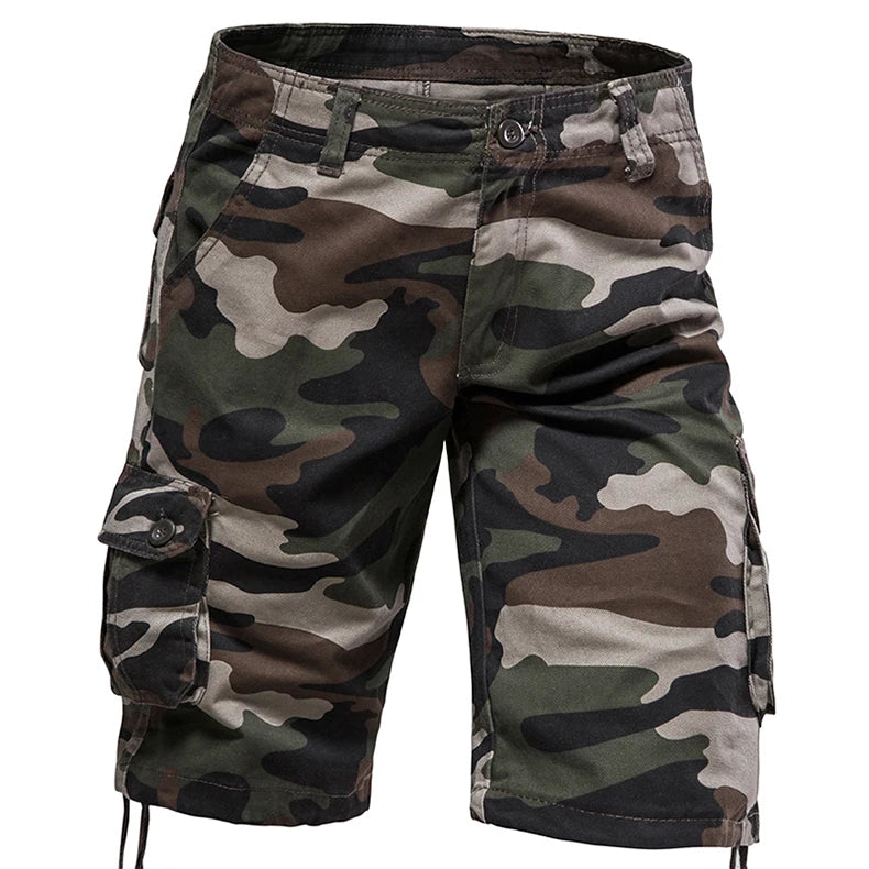 Pantaloncini Mimetici Da Uomo Traspiranti In Cotone Con Tasche Laterali Per Sport All Aperto Pantaloni Corti Estivi