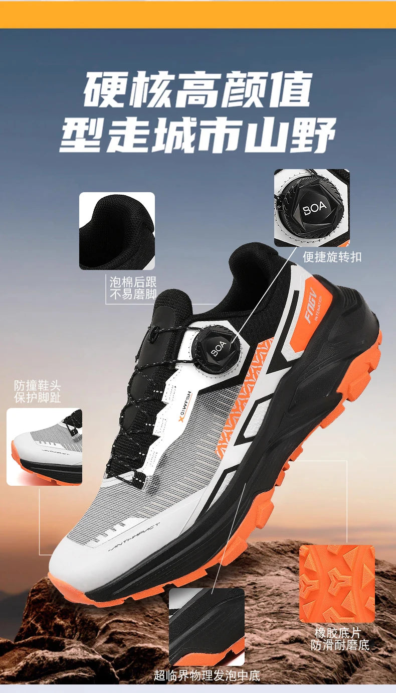 Scarpe Da Trekking Eleganti Uomo Sneakers Resistenti Per Escursioni Con Fodera Calda In Peluche Inverno