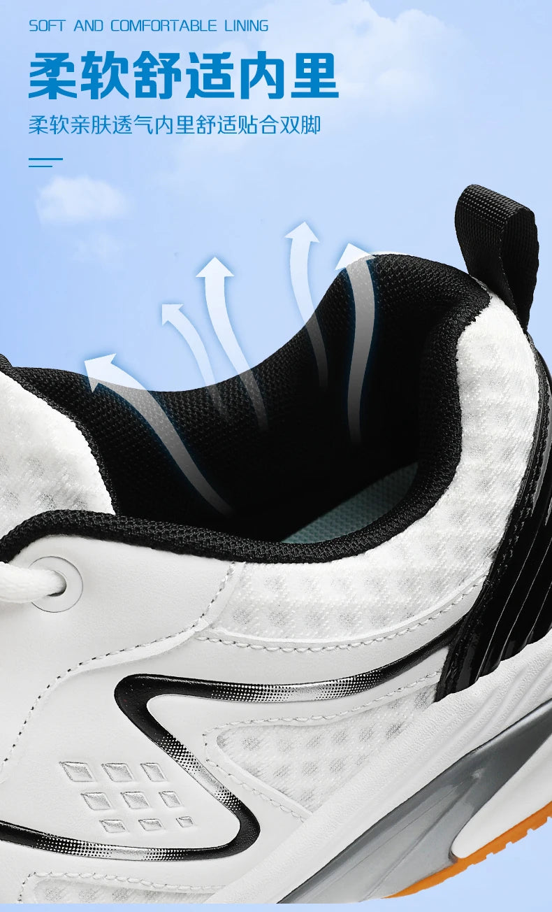 Scarpe Da Tennis Unisex Nuove 2023 Leggere E Comode Per Badminton Ping Pong Da Stadio Alta Qualità