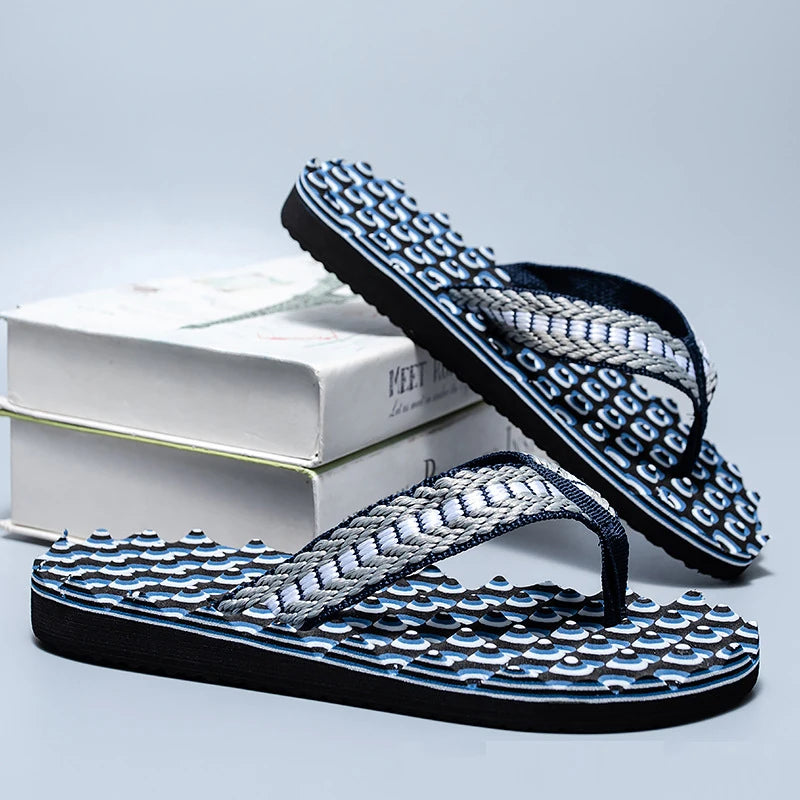Pantofole Casual da Uomo Infradito Sandali Spiaggia Piatti Estivi Antiscivolo per Casa Interni Pantofola Uomo