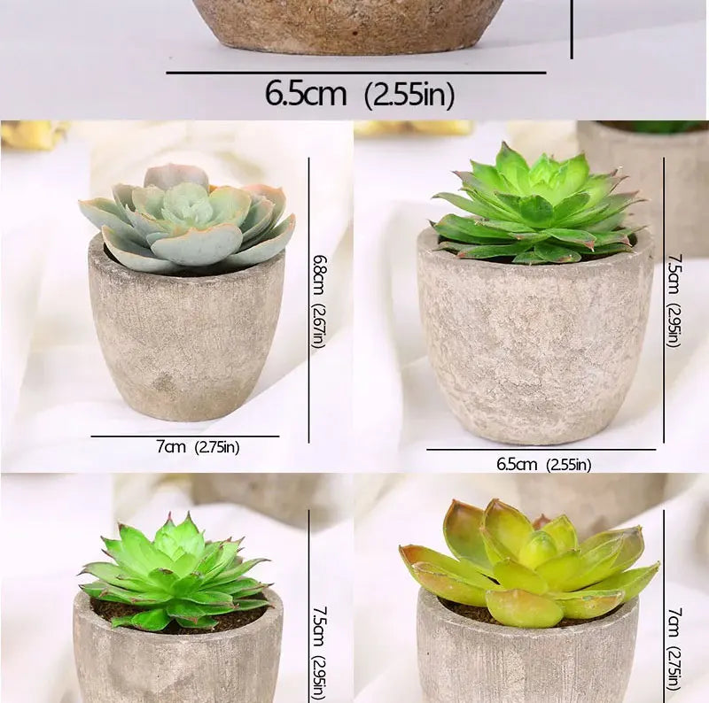 Mini Piante Succulente Artificiali Sempreverdi In Vaso Piccolo Per Ufficio Casa Decorazioni Da Tavolo Fiori Finti
