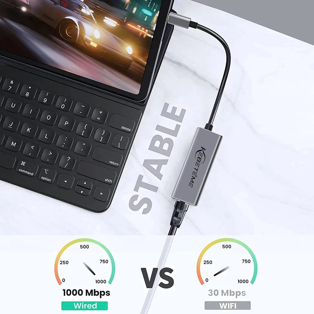 Adattatore Ethernet USB 3 0 1000 Mbps RJ45 LAN Per PC MacBook Windows 10 11 Cavo USB Ethernet Xiaomi