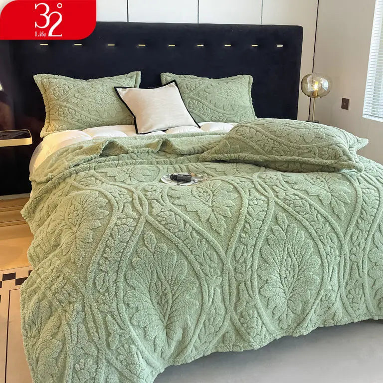 Coperta Stampata Floreale 3D In Stile Europeo Pile Di Corallo Spesso Per Inverno Calda Trapunta Facile Da Mantenere