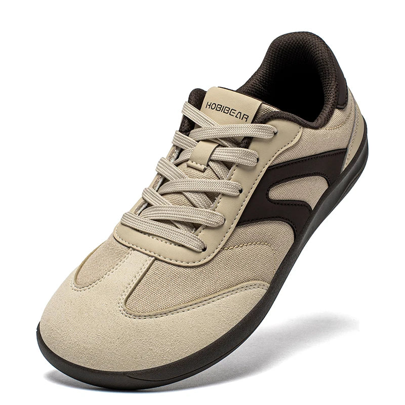 Hobibear Scarpe Da Ginnastica A Punta Larga Barefoot Unisex Zero Drop Minimalista Da Passeggio Con Lacci Antiscivolo