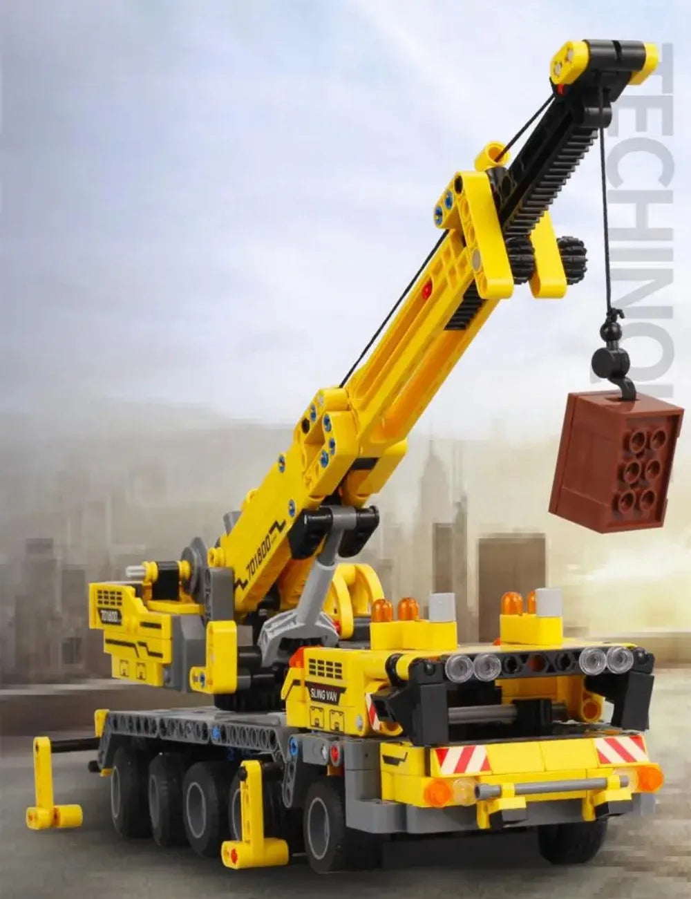 Set Costruzioni Multi Veicoli Caricabatteria Gru Camion Fai Da Te Blocchi Ingegneria Giocattolo Per Bambini