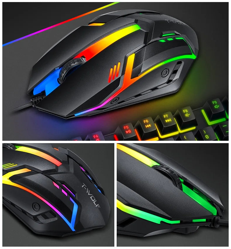 Tastiera Cablata 100 Percento Layout Europeo Multilingue ISO Retroilluminazione Multicolore Per Gaming Ufficio Desktop
