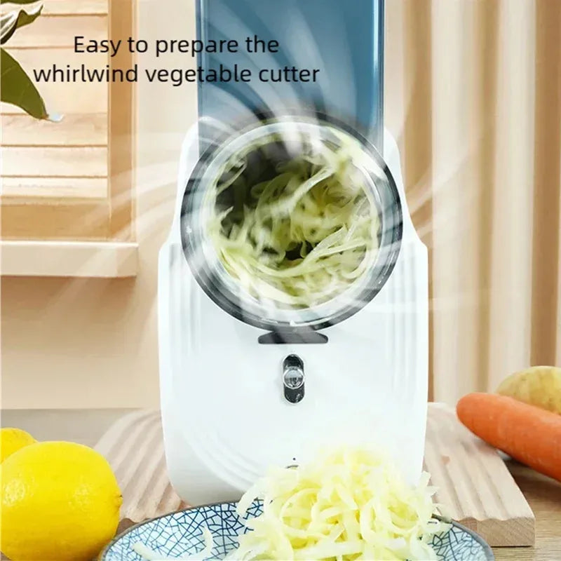 Affettatrice Di Verdure Multifunzione Per Cucina Domestica Elettrica Con Trituratore Automatico