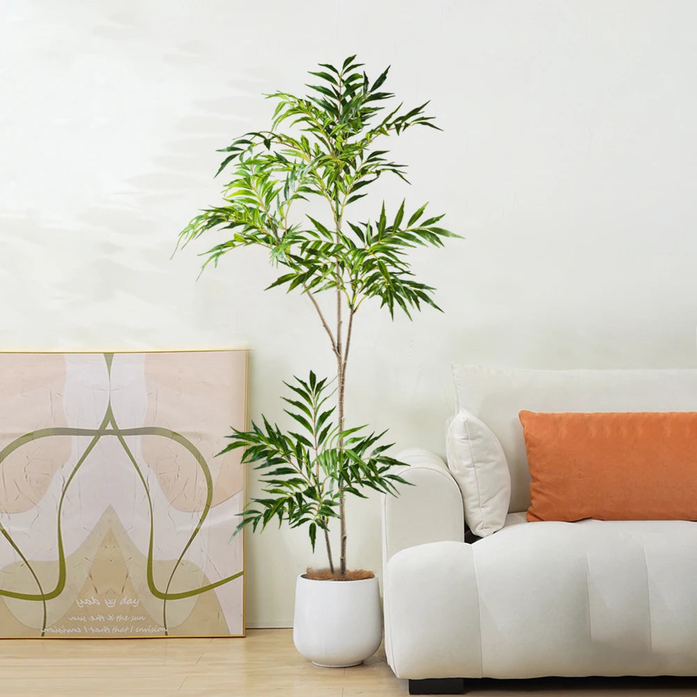 Albero Artificiale Palma Real Touch Grande Regolabile 140 Cm Per Casa Ufficio Decorazione Tropicale Elegante