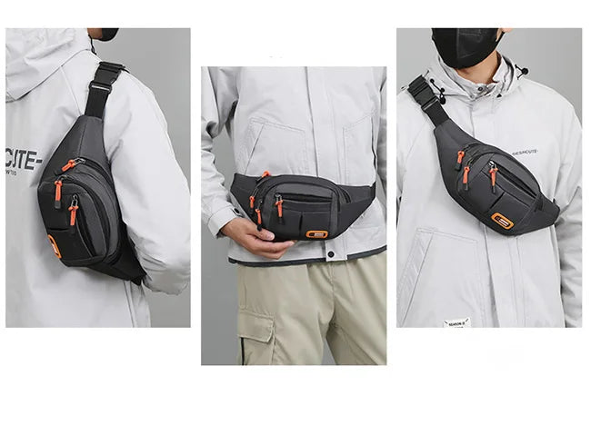 Marsupio Portatile Per Uomini e Donne Multifunzionale Di Grande Capacità Antispruzzo Resistente all Usura Da Cantiere
