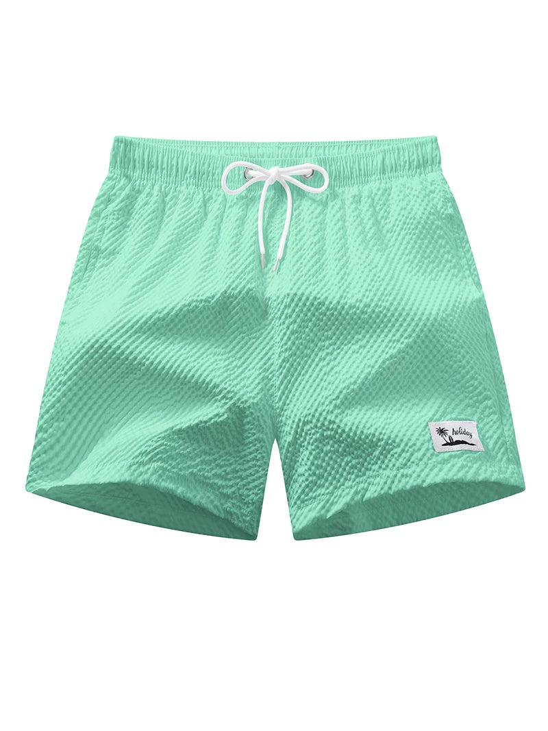 Pantaloncini Da Spiaggia Da Uomo Con Asciugatura Rapida Fodera In Rete Tasche Shorts HooThreads Costume Da Bagno