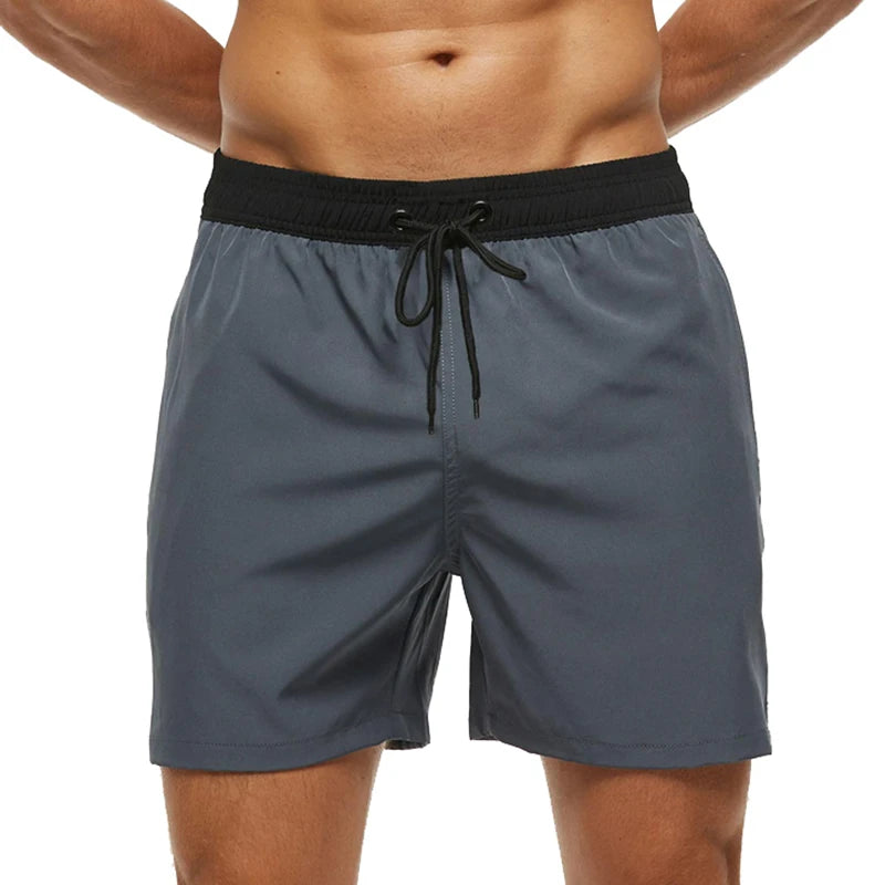 Costume Elasticizzato Uomo Escatch 2025 Pantaloncini Da Spiaggia Ad Asciugatura Rapida Tasche Cerniera Fodera Rete
