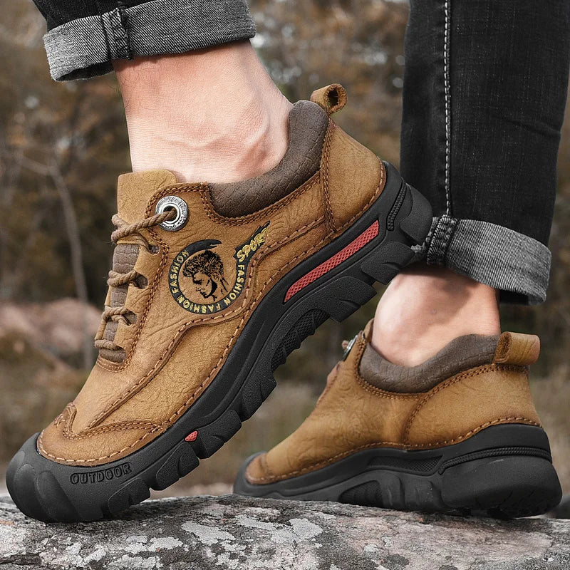 Scarpe Da Trekking Da Campeggio In Vera Pelle Uomo Scarpe Da Ginnastica Sportive Da Uomo Per Tempo Libero