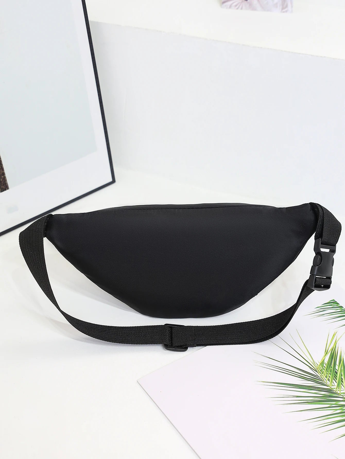 Marsupio da Donna in Nylon Borsa da Viaggio a Tracolla con Tasca da Cintura e Spazio Interno Multifunzionale