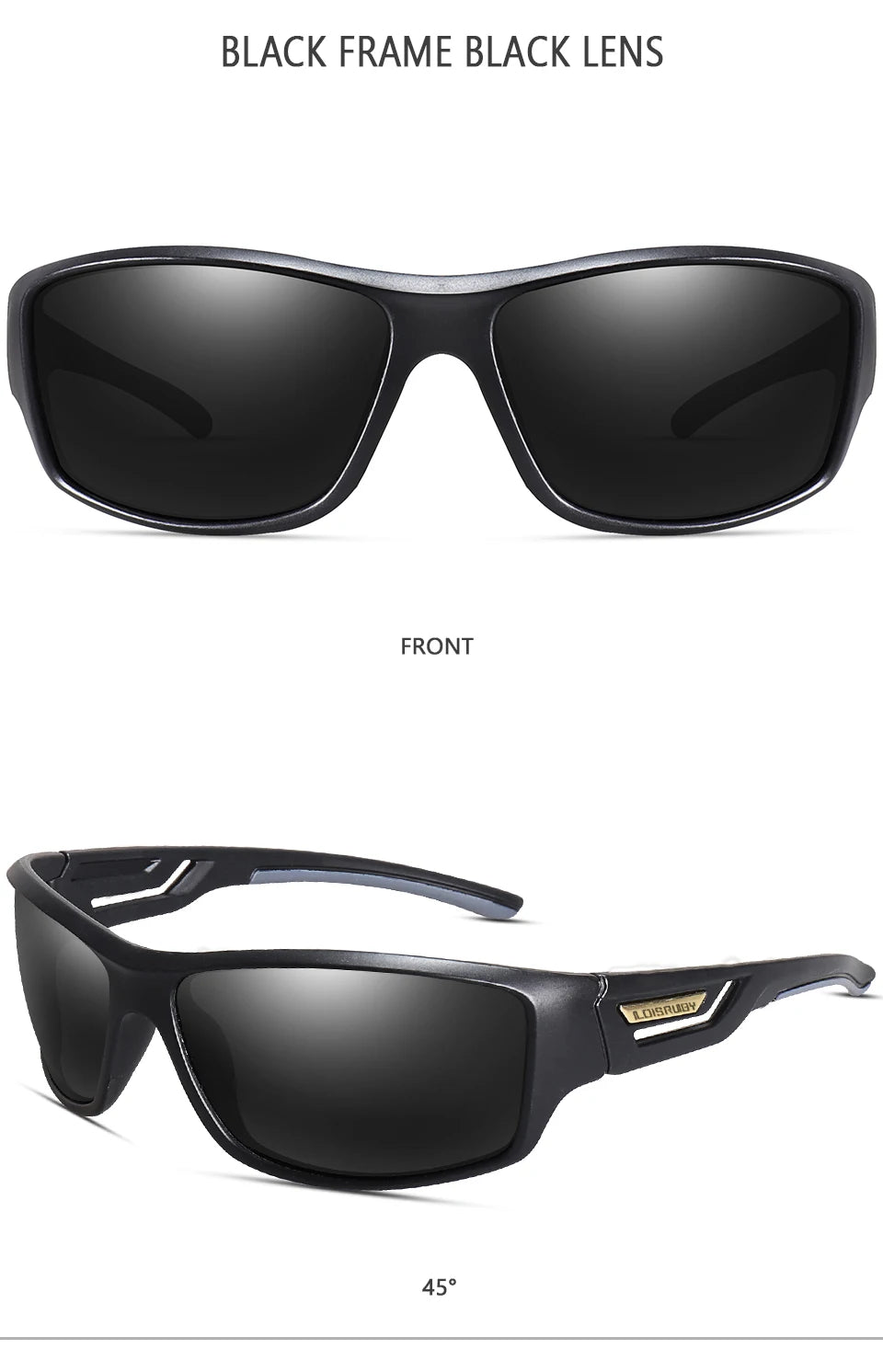 LOISRUBY Occhiali Da Sole Polarizzati Da Pesca Uomo Camouflage Guida Sport All Aperto Ciclismo E Corsa UV400 Attrezzatura
