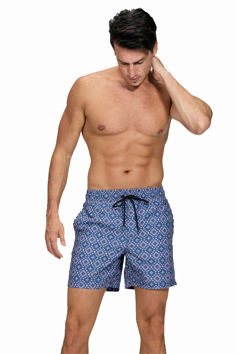 Datifer 2026 Pantaloncini Da Uomo Estivi Con Stampa Surf In Poliestere Quick Dry Fodera In Rete Traspirante