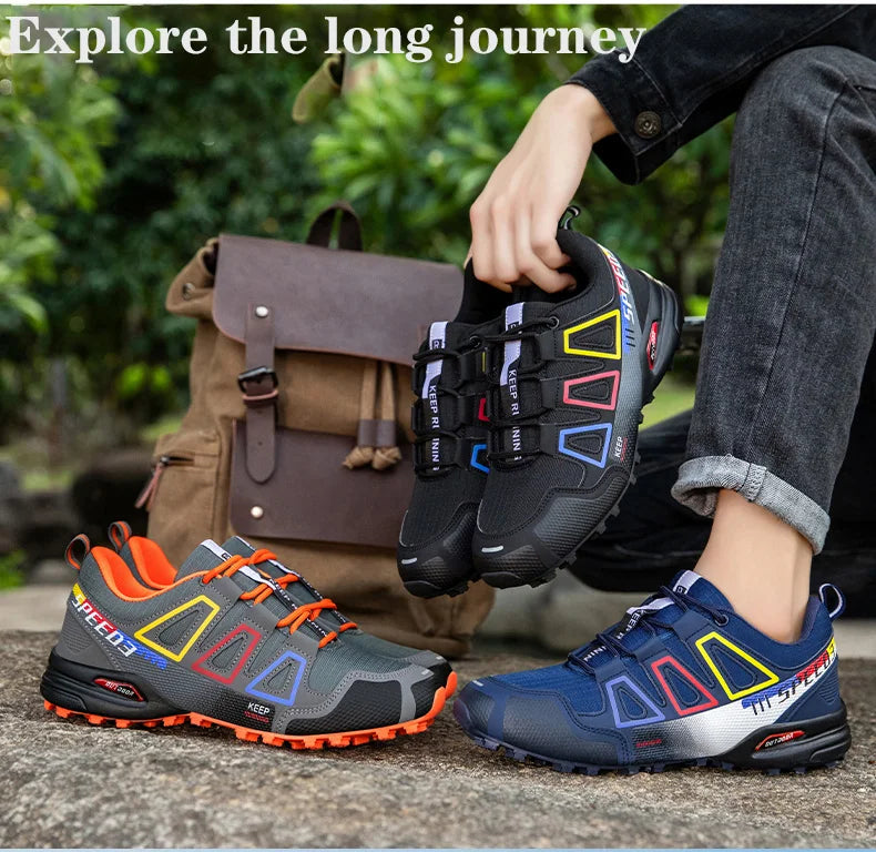 Scarpe Da Trekking All'aperto Unisex Antiscivolo Con Lacci Leggere Per Allenamento Tattiche Da Uomo Ciclismo Casual