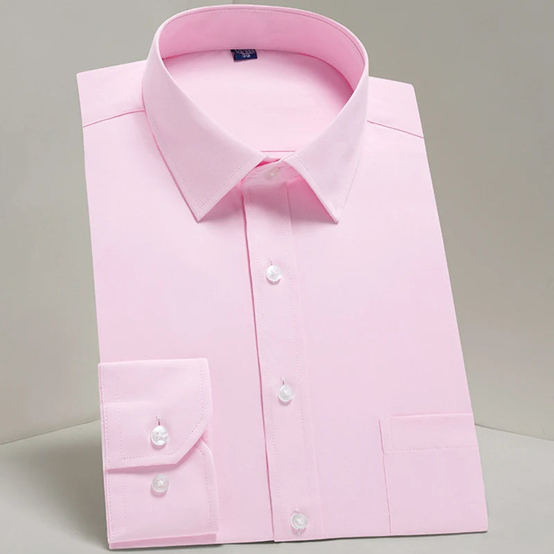 Camicie Da Uomo Eleganti Payel Semi Formale A Maniche Lunghe Con Abbottonatura E Cuciture A Contrasto