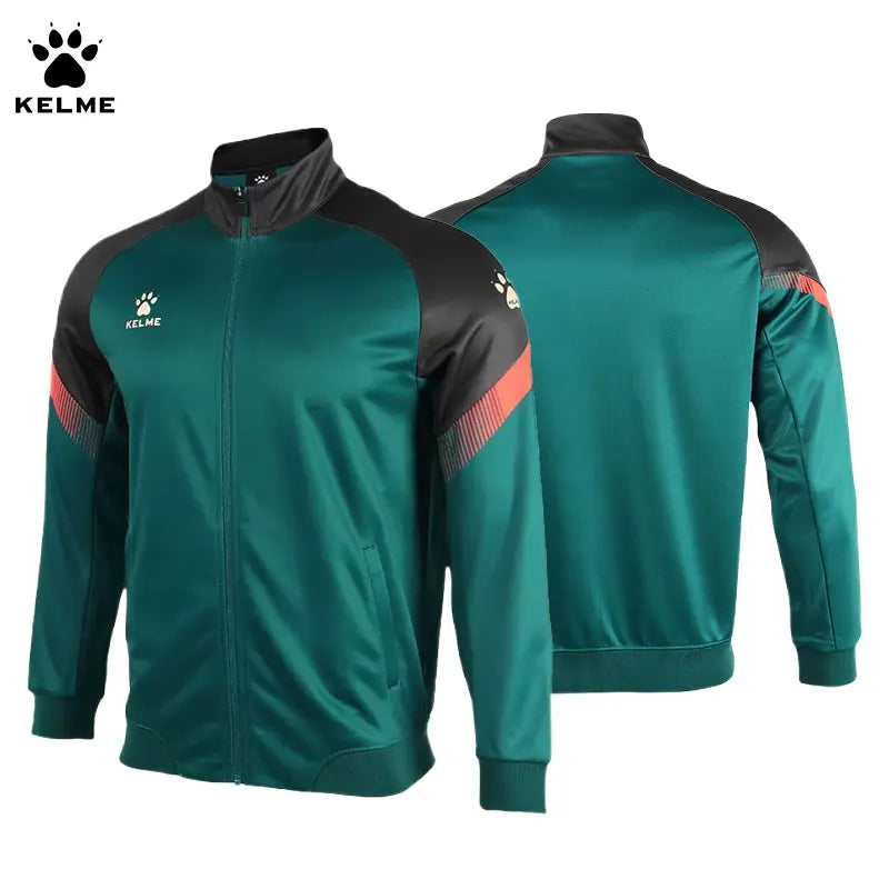 Kelme Giacca Allenamento Uomo Lavorata A Maglia Giocatore China League One Traspirante Con Cerniera Top Da Corsa